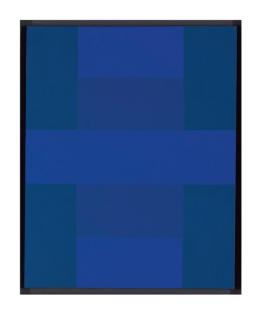 Ad Reinhardt - Abstract Painting, Blue, 1953