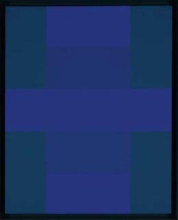 Ad Reinhardt - Abstract Painting, Blue, 1953