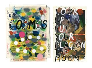 Adam Bridgland - Cosmos; Look Up I Put Your Flag On The Moon (Two Unique Works)