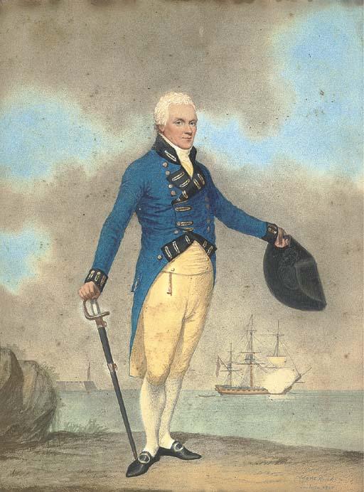 Adam Buck - Portrait of Captain Rait In The Uniform of The East India Company