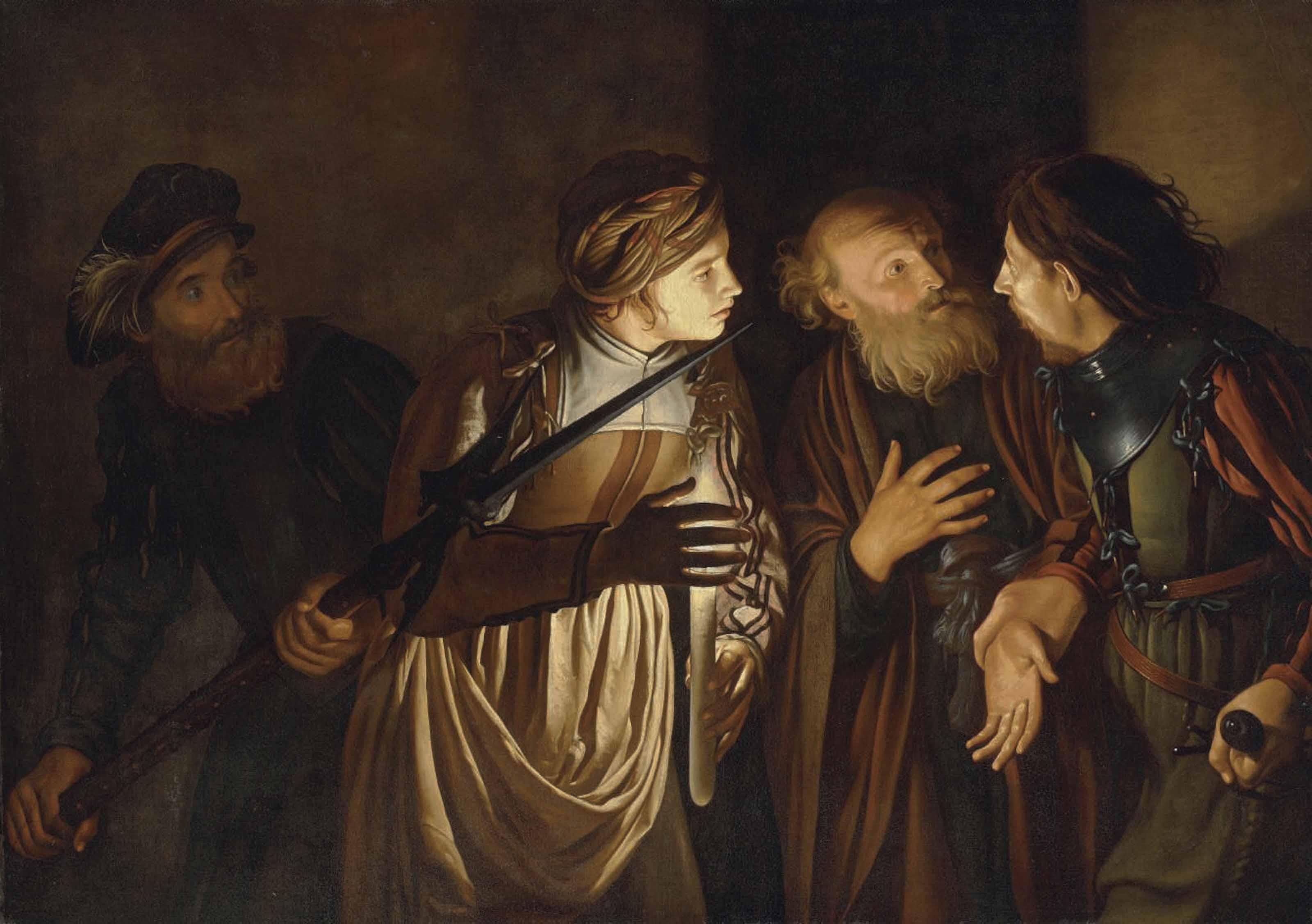 Adam de Coster - The Denial Of Saint Peter