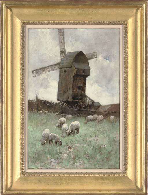 Adam Edwin Proctor, R.I., R.O.I., R.B.A. - A Sussex mill
