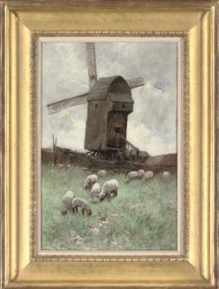 Adam Edwin Proctor, R.I., R.O.I., R.B.A. - A Sussex mill