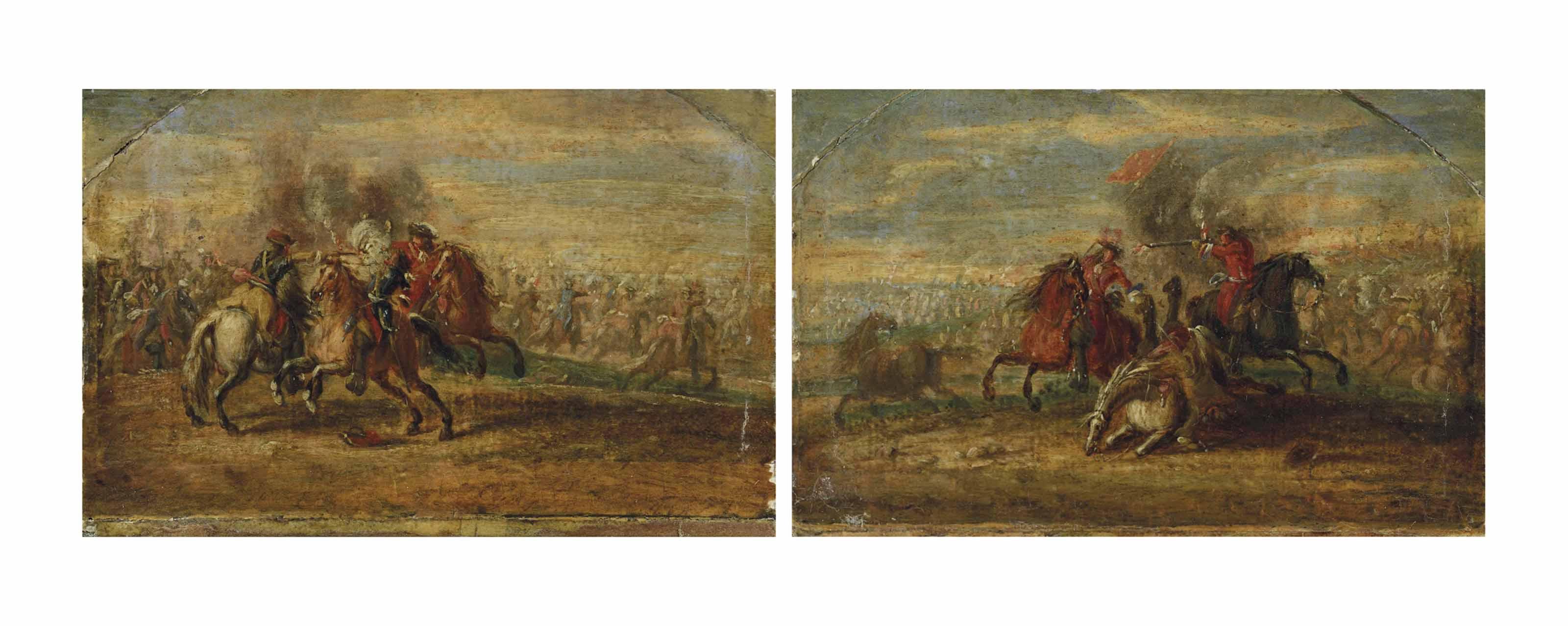 Adam Frans Van Der Meulen - Chocs de cavalerie