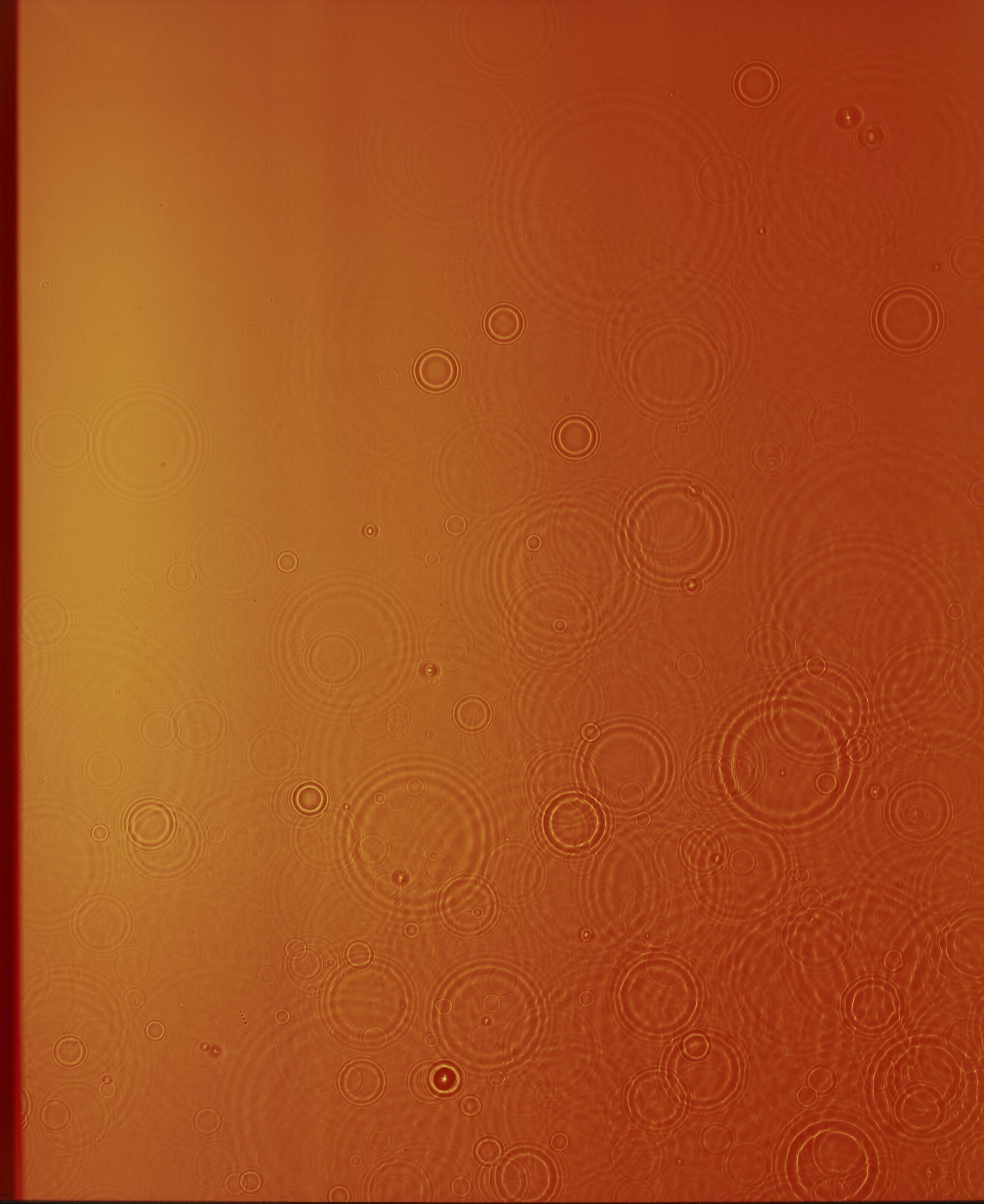 Adam Fuss - Untitled (Orange droplets photogram), 1989