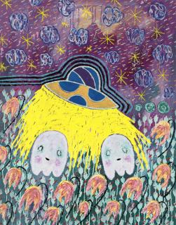 Adam Handler - Ghost Buddy Abduction with late Afternoon Weepy Tulips