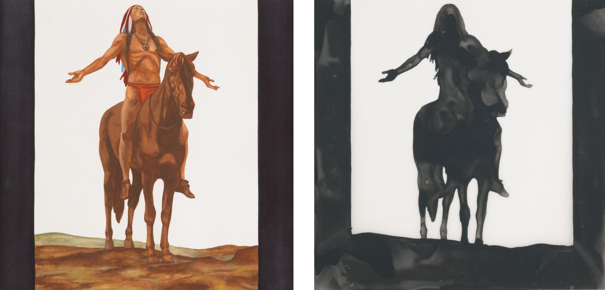 Adam Helms - Untitled (Black Lysol)