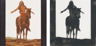 Adam Helms - Untitled (Black Lysol)