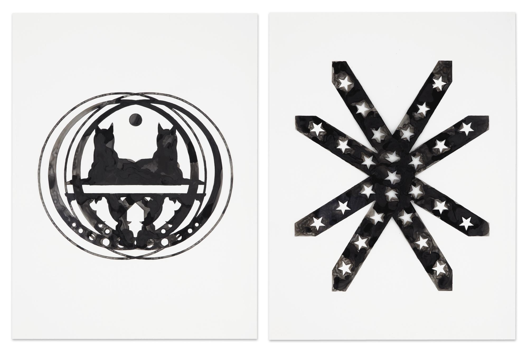 Adam Helms - Untitled [Diptych] , 2007