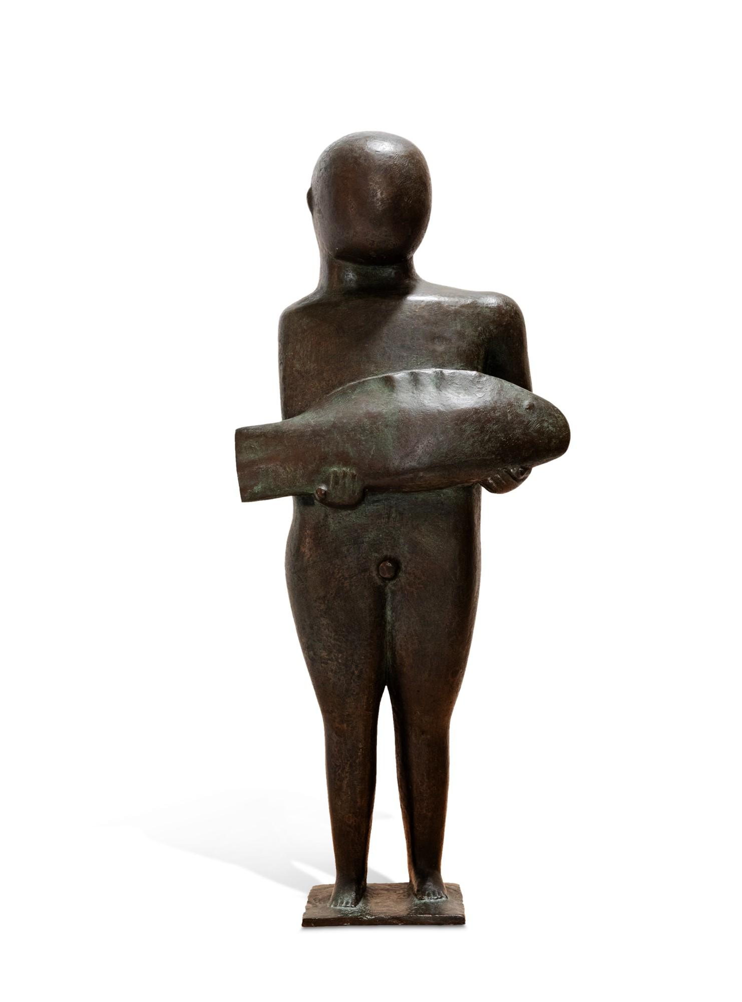 Adam Henein - Man with Fish