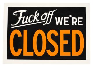 Adam McEwen - Fuck Off We\'re Closed