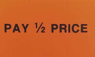 Adam McEwen - Pay 1/2 Price (Sticker)