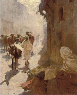 Adam Styka - In the souk