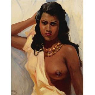 Adam Styka - Jeune Fille Mexicaine