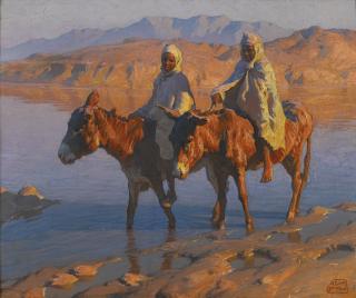 Adam Styka - Polish Crossing The Wadi