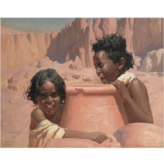 Adam Styka - Polish The Young Water Carriers