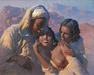 Adam Styka - Rendez-vous au coucher du soleil