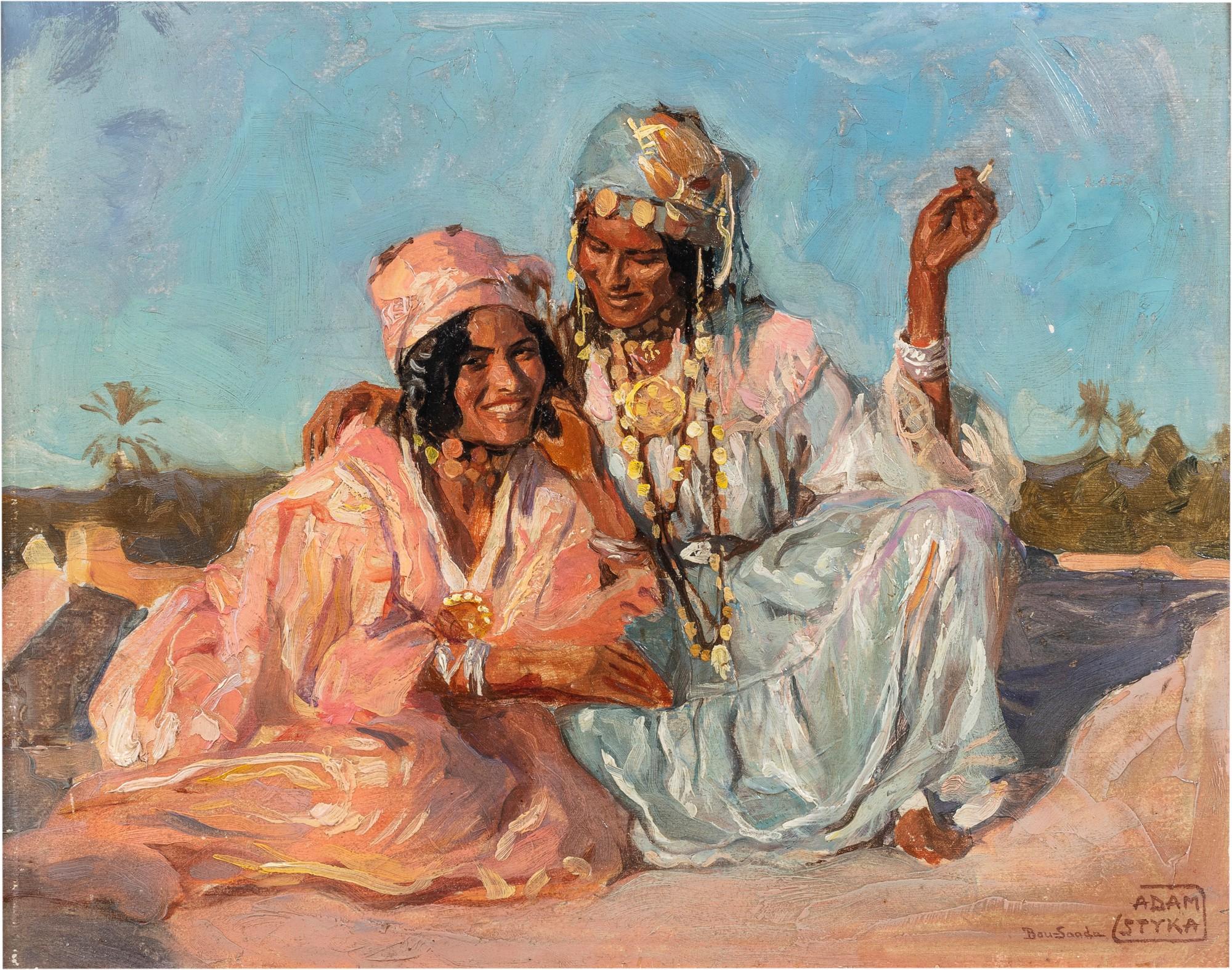 Adam Styka - Resting in the Sunshine, Bou-Saâda