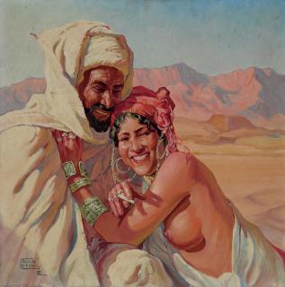 Adam Styka - Sous le soleil africain