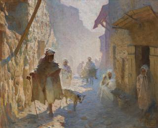 Adam Styka - Sous les remparts de Marrakech