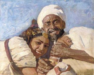 Adam Styka - The happy couple