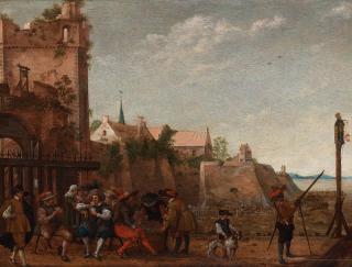 Adam Willaerts - Merry company by the ramparts of Utrecht
