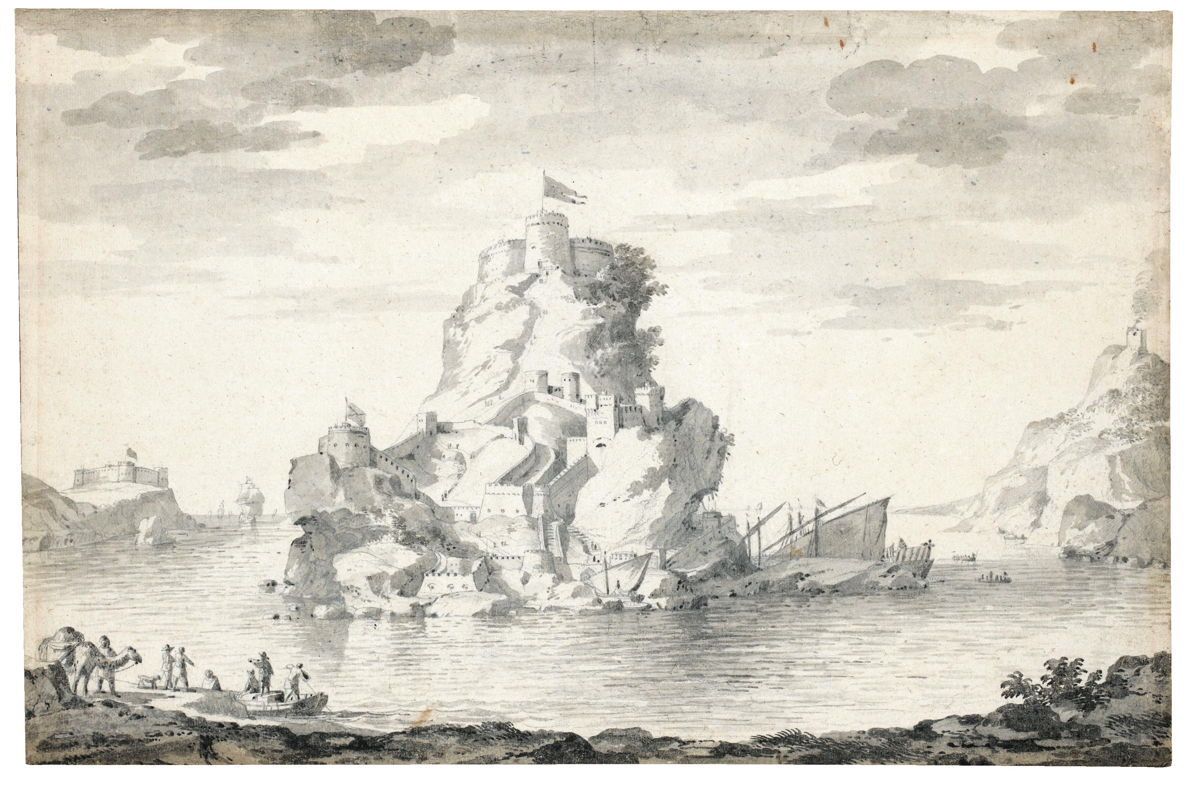 Adam Willaerts - View Of A Mediterranean Harbour (\'Tripoli\')