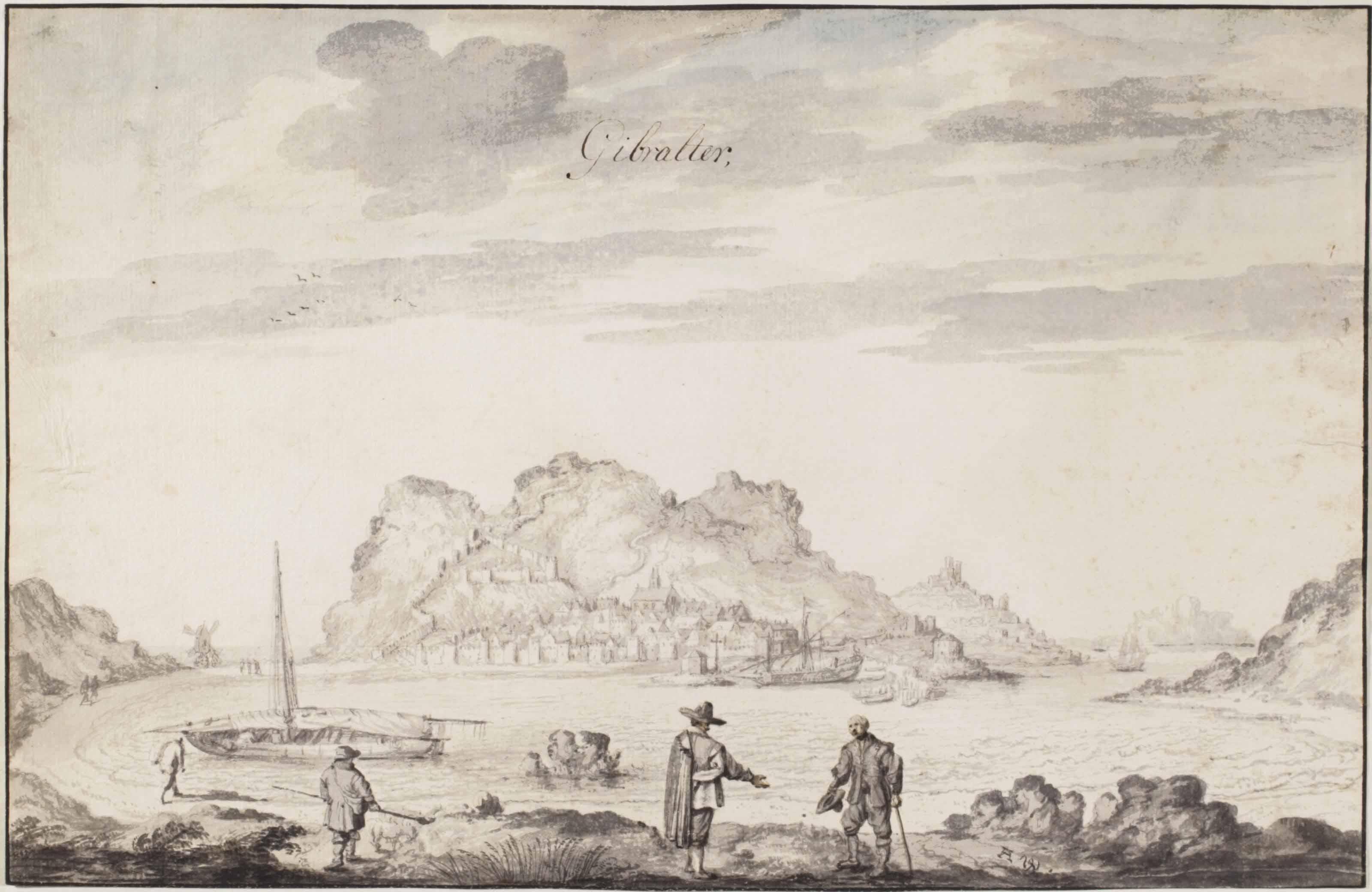 Adam Willaerts - View Of Gibraltar