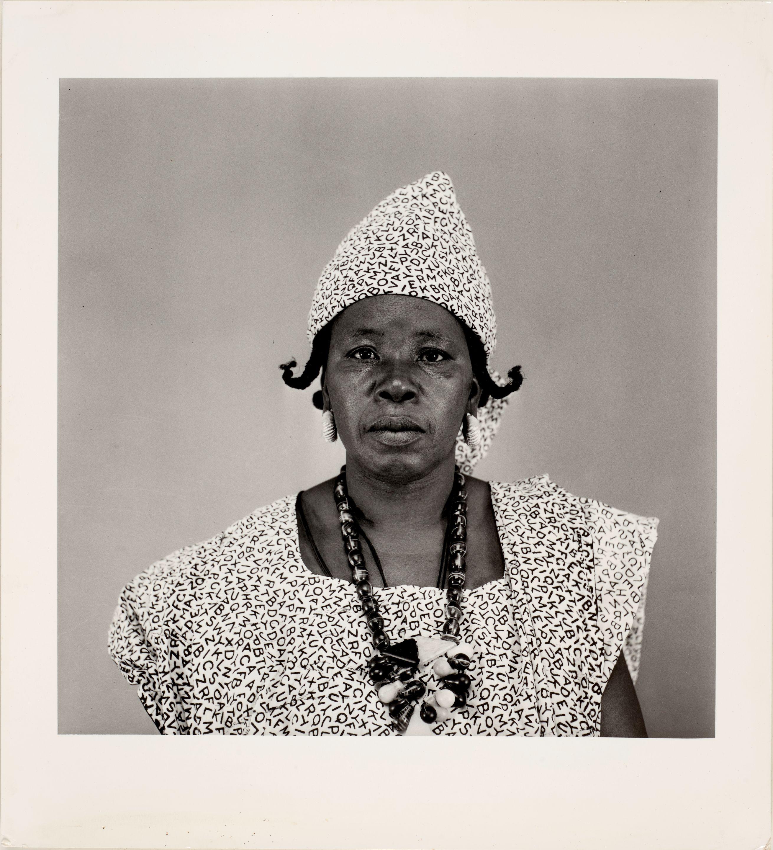 Adama Kouyaté - Untitled (alphabet dress), circa 1970s