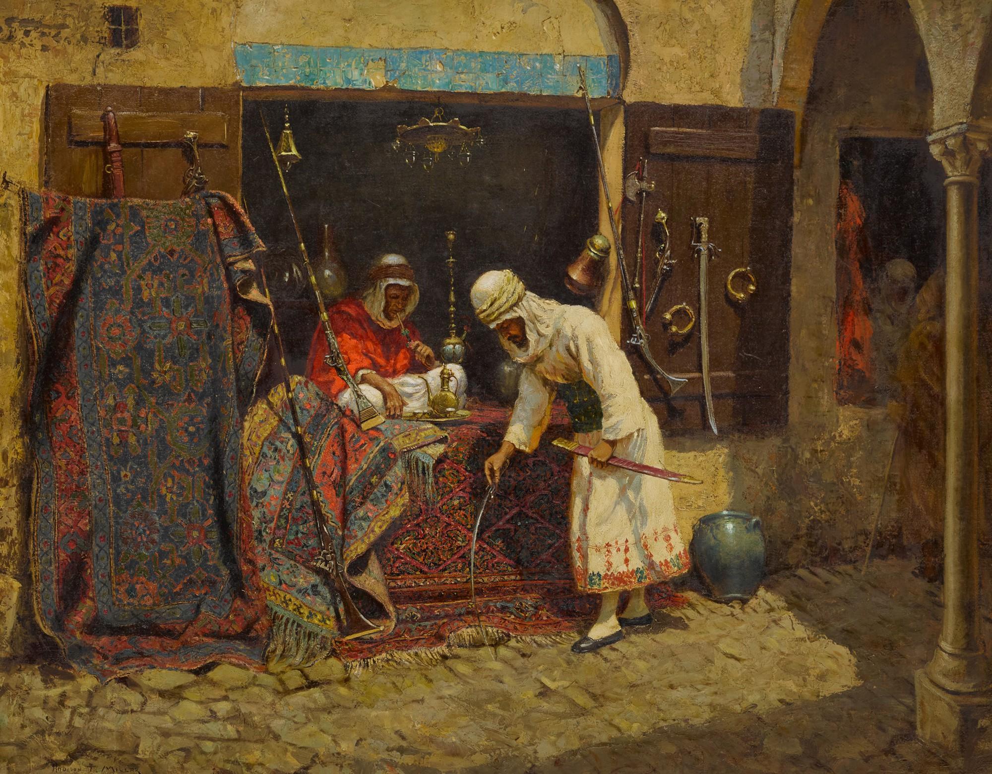 Addison Thomas Millar - Inspecting the Sword