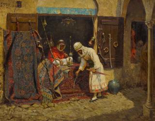 Addison Thomas Millar - Inspecting the Sword