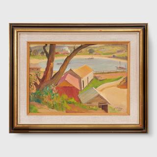 Adelaide Perry - Boatshed, 1946