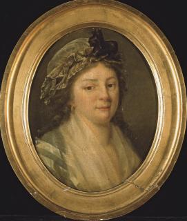 Adele Romany - Portrait de Justine-Louise Mercier, tante de l\'artiste