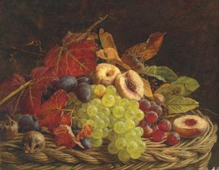 Adelheid Dietrich - A basket of summer fruits