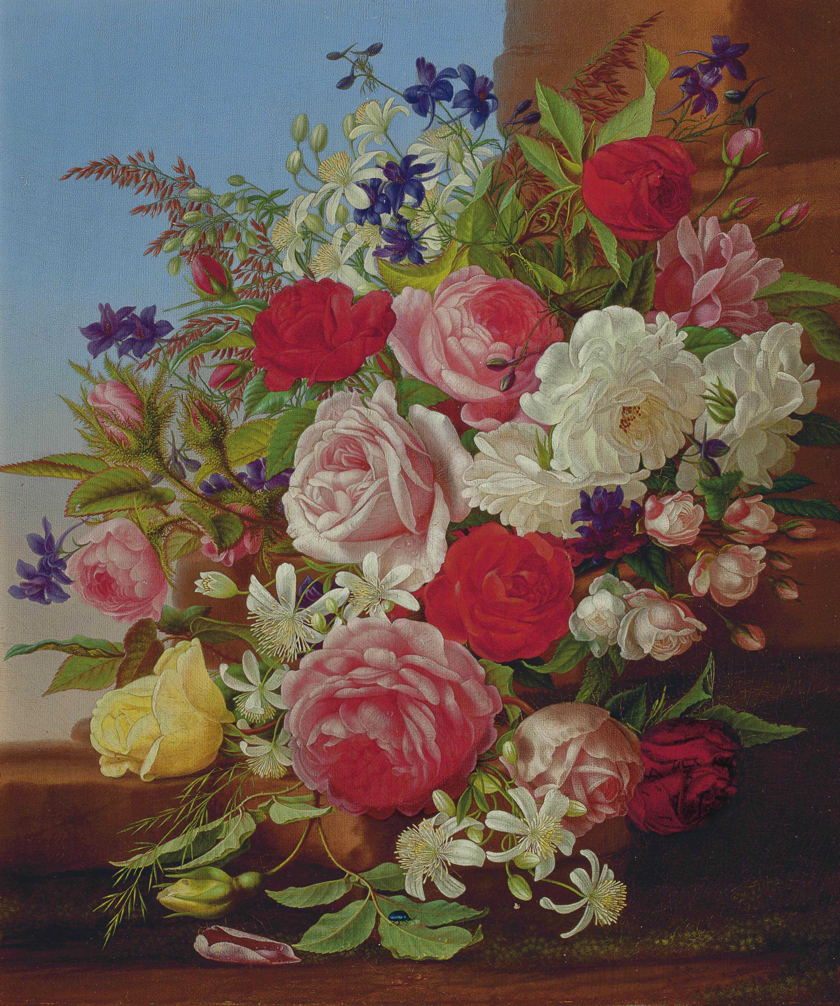 Adelheid Dietrich - Still Life with Flowers
