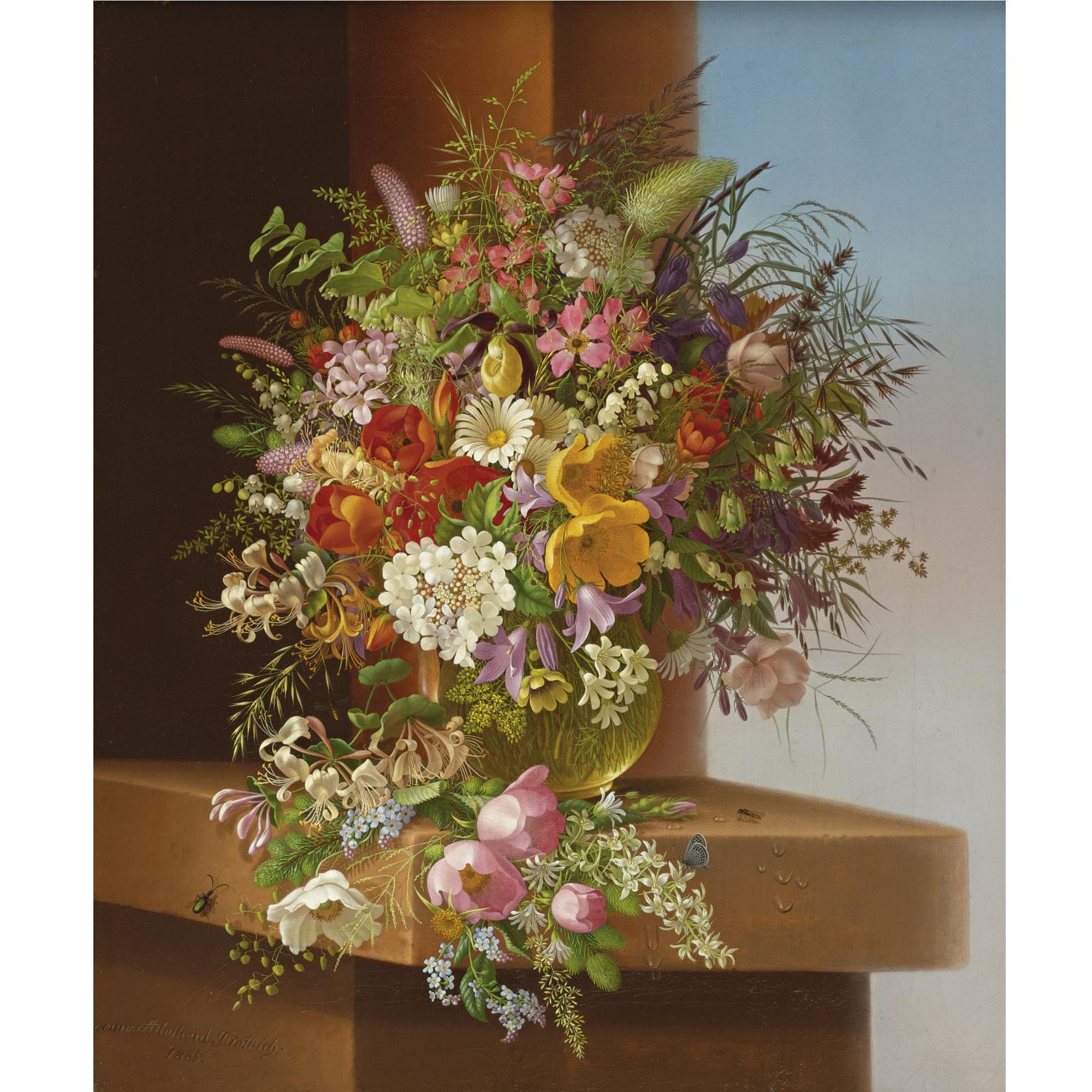 Adelheid Dietrich - Vase Of Flowers