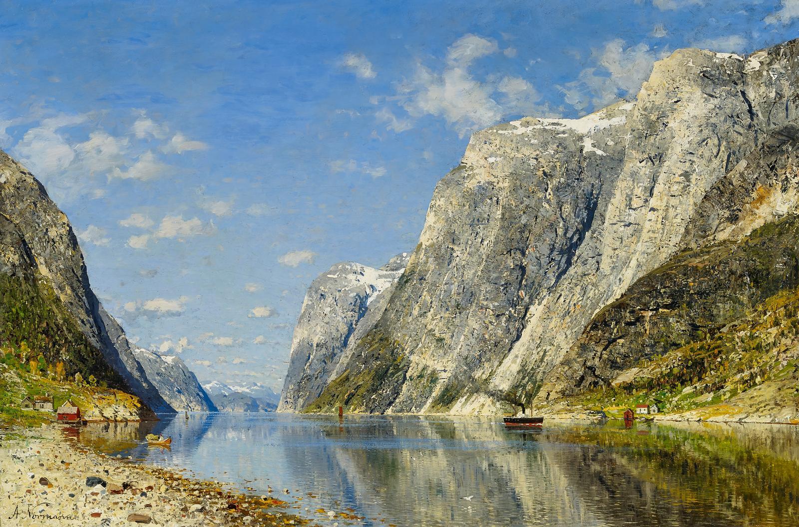 Adelsteen Normann - Fjordlandschaft