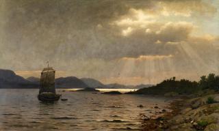 Adelsteen Normann - Partie an der Küste