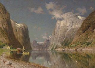 Adelsteen Normann - View of A Fjord