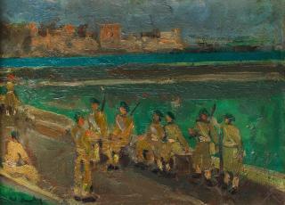 Adham Wanly - British Commandos on the Corniche, Alexandria
