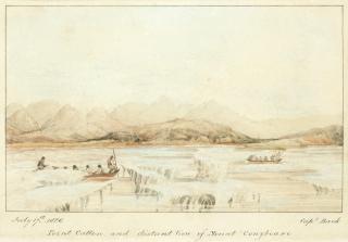 Admiral Sir George Back - \'Point Catton and the distant view of Mount Conybeare\' unframed