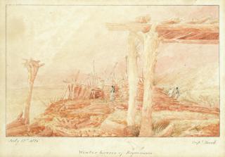 Admiral Sir George Back - \'Winter houses of Esquimaux.\'