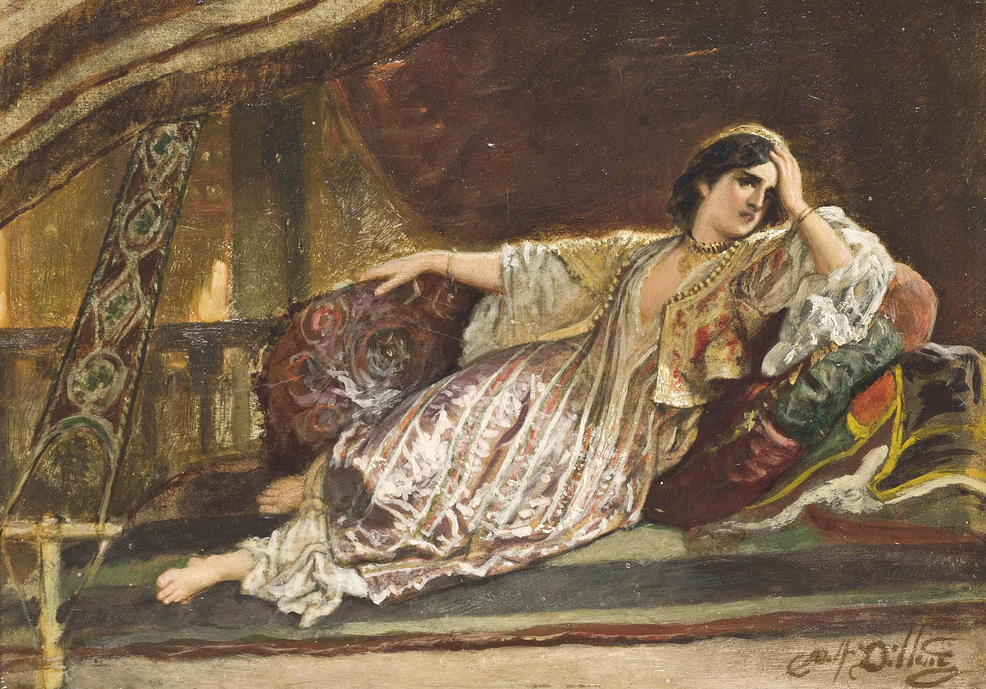 Adolf Alexander Dillens - Madame Adolf Dillens, née Thérese Legros