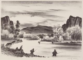 Adolf Arthur Dehn - A Group of Four Landscapes