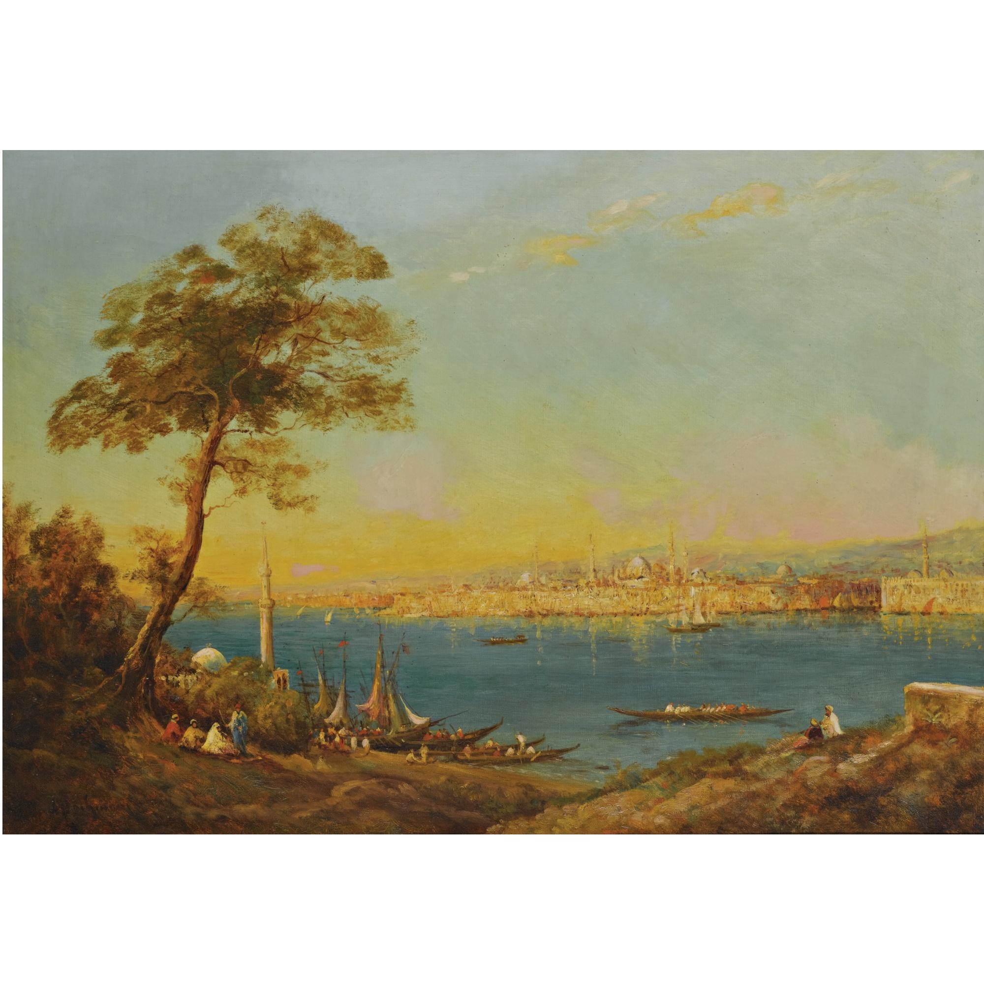 Adolf Bachmann - Swis the Bosphorus, From The Asian Side