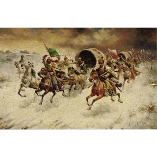 Adolf Baumgartner-Stoiloff - Gold Transport In Siberia