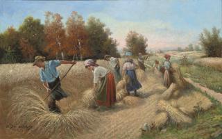 Adolf Baumgartner-Stoiloff - Harvest time