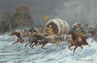 Adolf Baumgartner-Stoiloff - Pferdetross