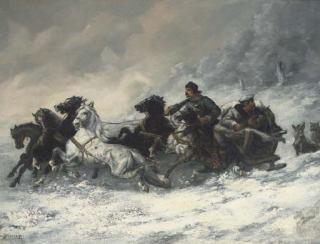 Adolf Baumgartner-Stoiloff - Running From The Wolves