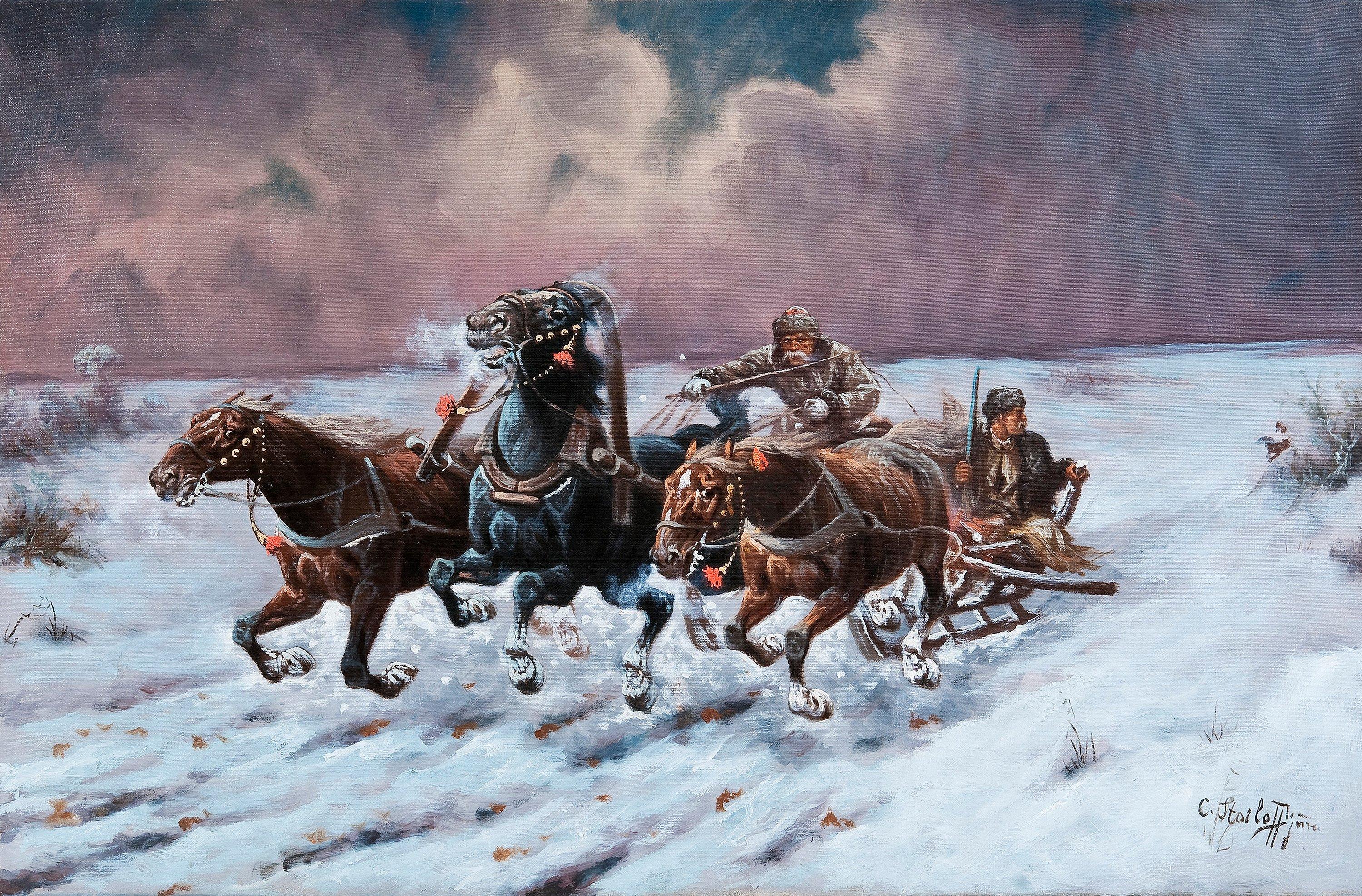 Adolf Baumgartner - Winter Troika.